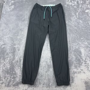 Chubbies Pants Mens Sz M Black Sport Joggers Training Athletic Blue Drawstring